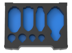 Werkzeugkoffer 1/8" - 1/2"