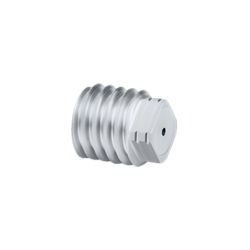 Steel nozzle inserts