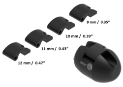Camera pull nozzles 3/8" NPT - 1/2"