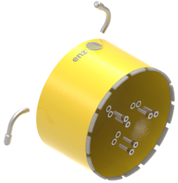 Diamantbohrkrone zu KS 200-400
