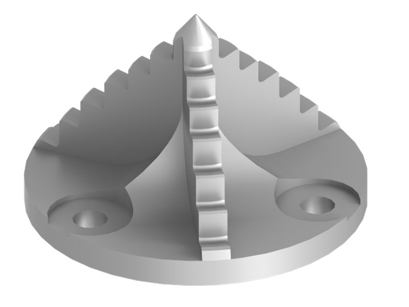Deckel mit Wurzelmesser
