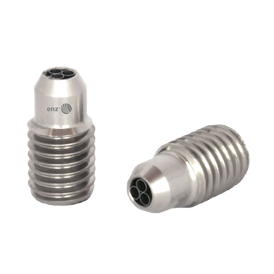 Sapphire nozzle inserts